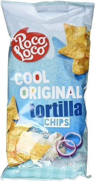 Nachosy Cool Orginal Poco Loco Śmietankowo-cebulowe 450g Nachosy Cool Orginal Poco Loco Śmietankowo-cebulowe 450g