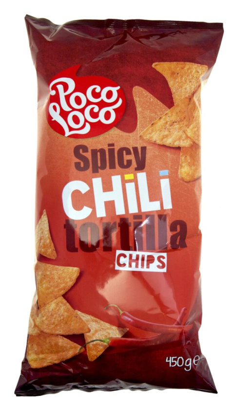 Nachosy Spicy Chilli Poco Loco 450g