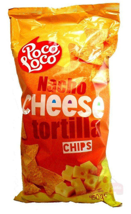 Nachosy o smaku serowy Poco Loco 450g