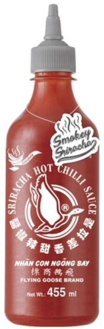 Sriracha smokey 455ml Flying Goose